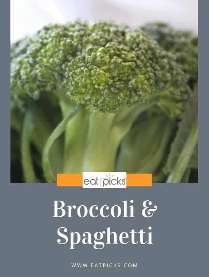 broccoli and spaghetti is a simple and delicious dish as well as economical for meal planning. #recipe #easydish #mealplanning
