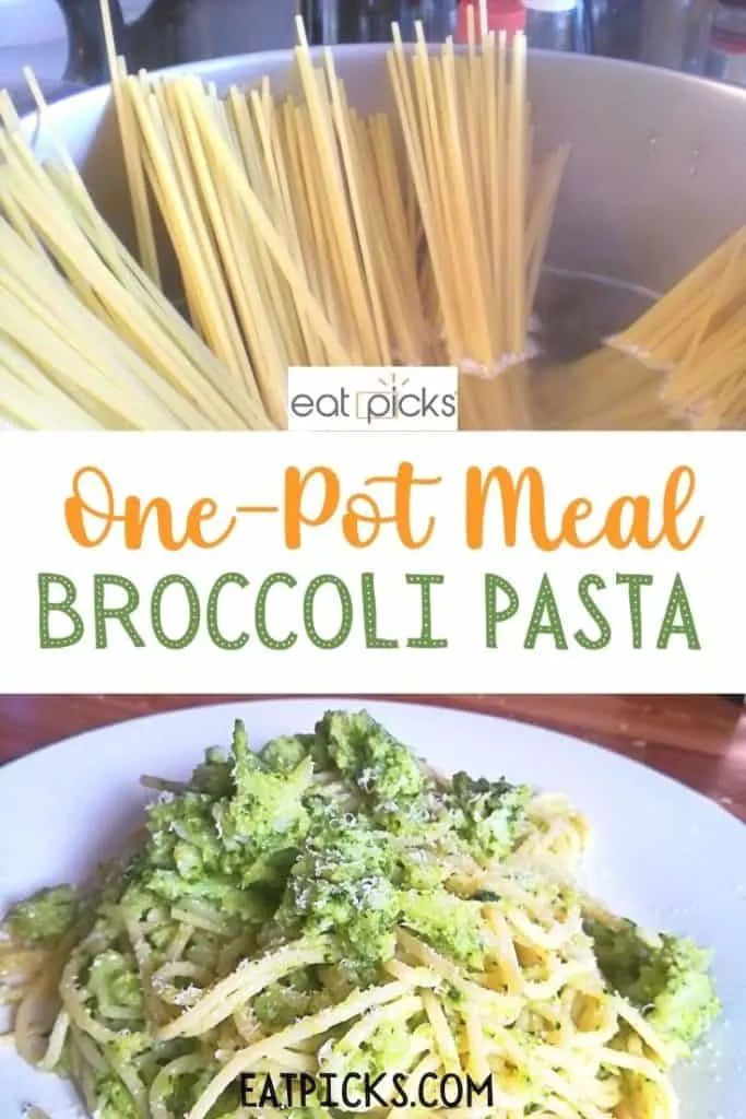 One pot Meal Broccoli Pasta