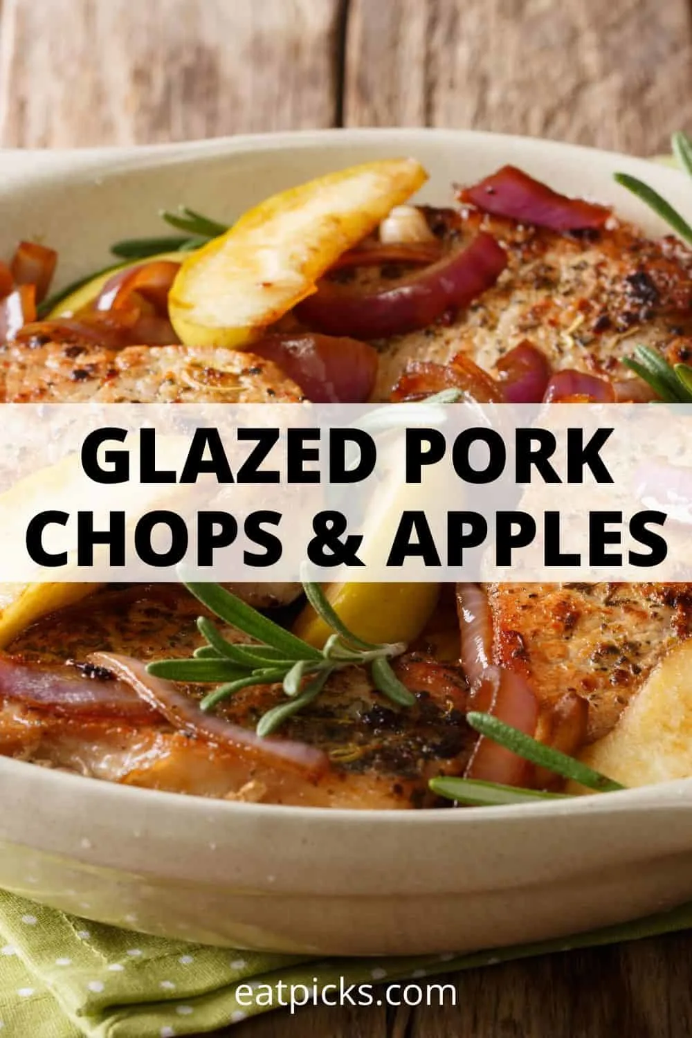 Glazed Pork & Apples Pin