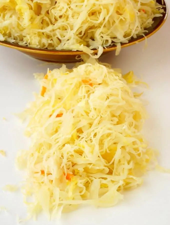 sauerkraut in bowl
