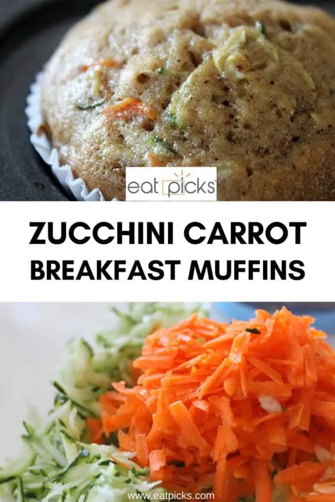Zucchini Carrot Muffins in