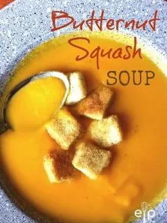 Low fat butternut squash soup