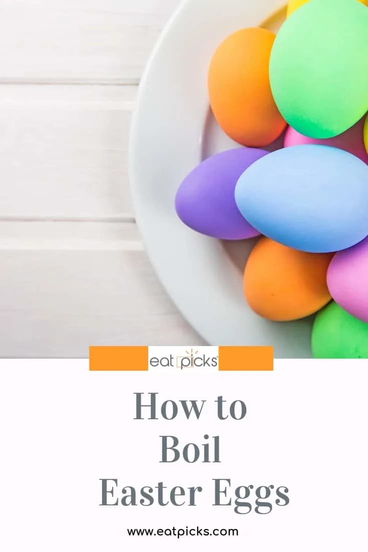 How to Boil Easter Eggs Pin
