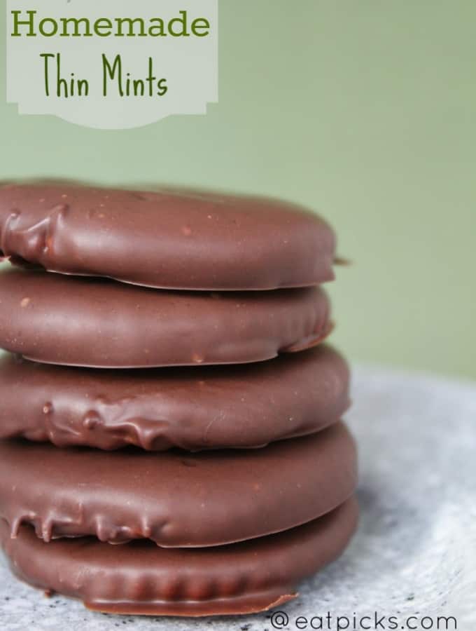 homemade thin mint cookies made with Ritz Crackers could be better than the real thing! Minty, chocolate and all good!