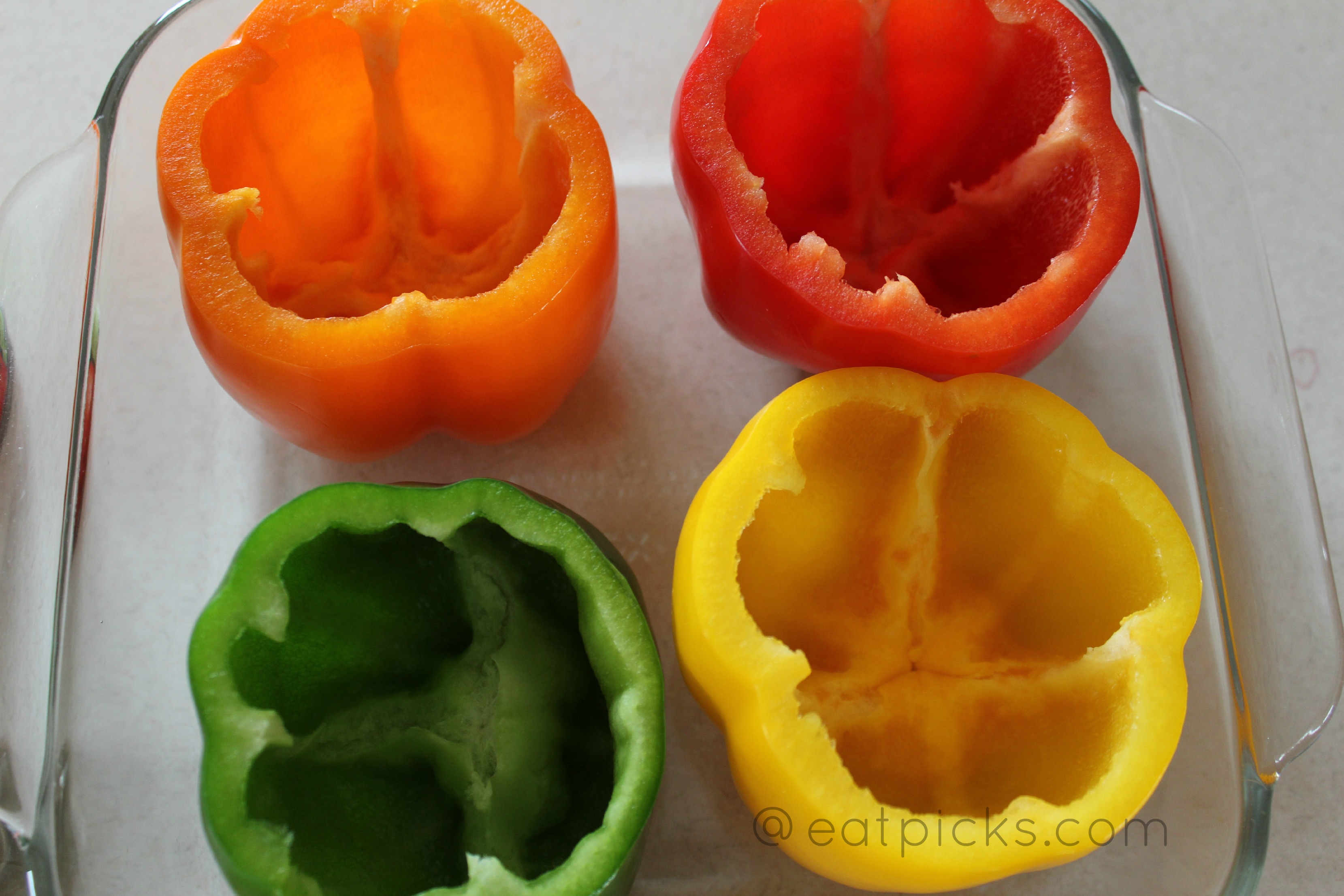 hollow bell peppers