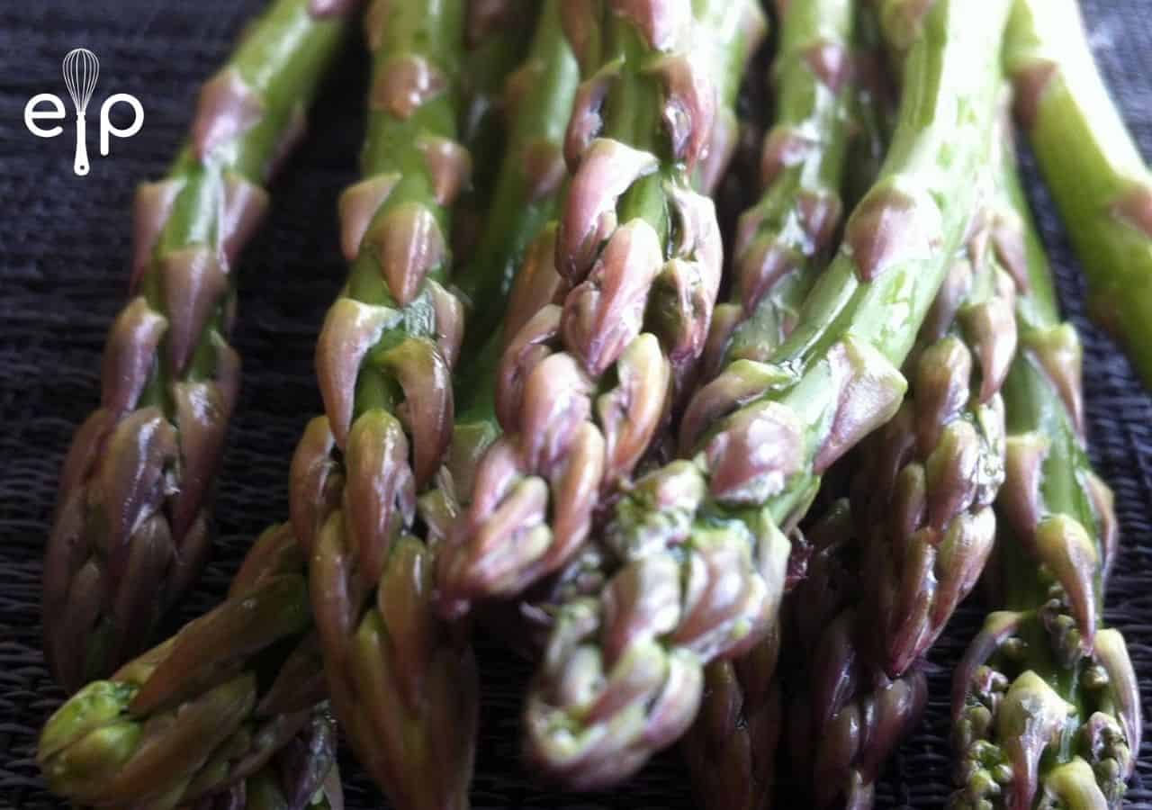 Asparagus roasted in oven