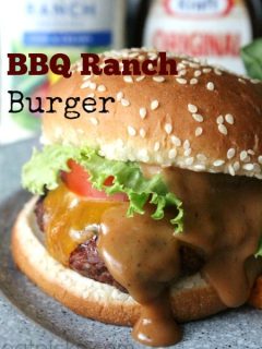 kraft bbq ranch burger