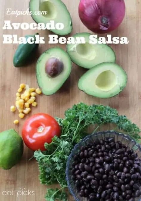 avocado black bean salsa