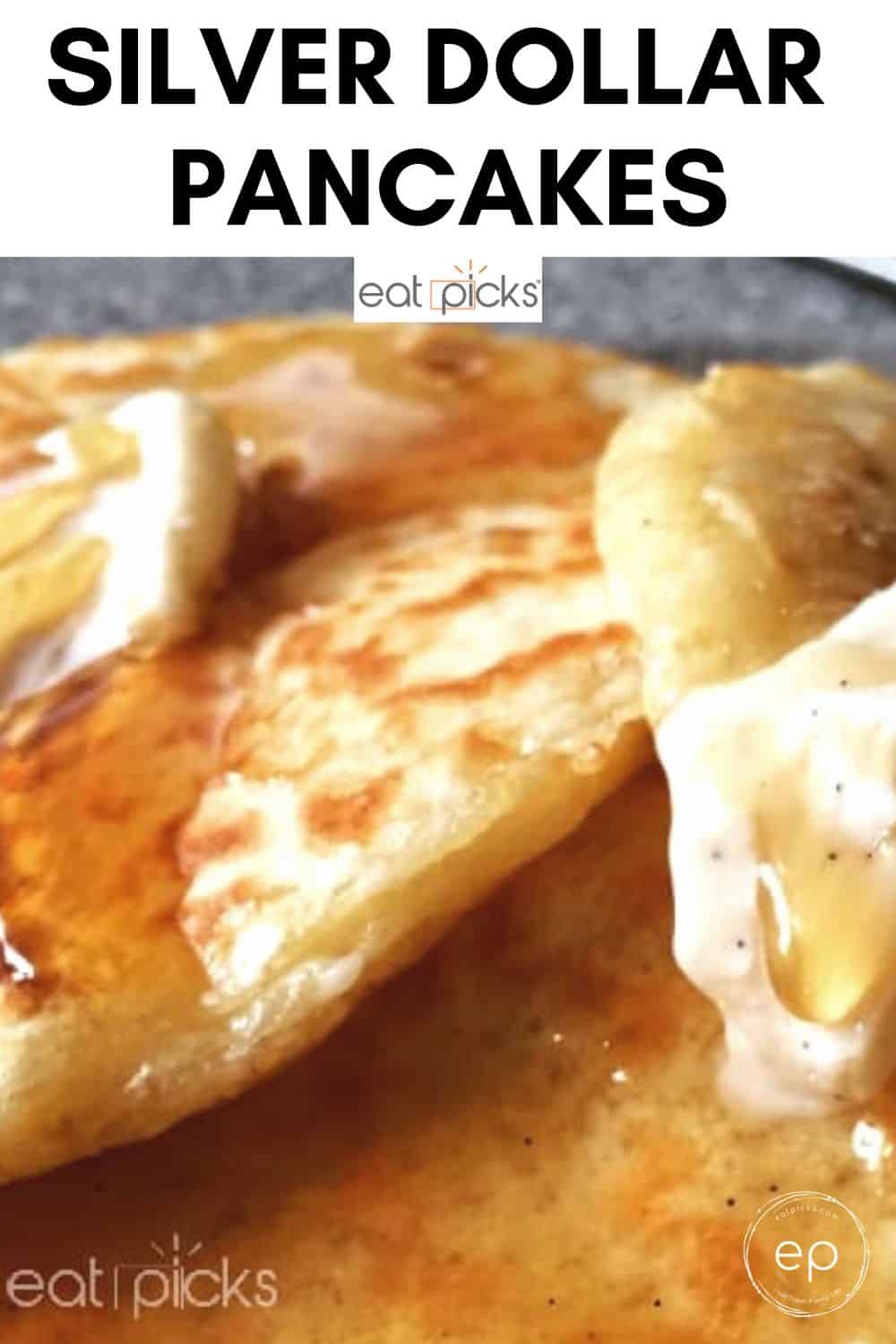 Silver Dollar Pancakes With Butter 