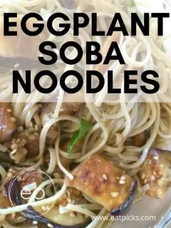 Eggplant Soba Noodles
