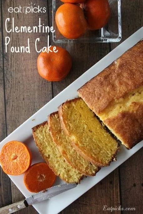 Clementine Pound Cake is a delicious taste of citrus and spring!
