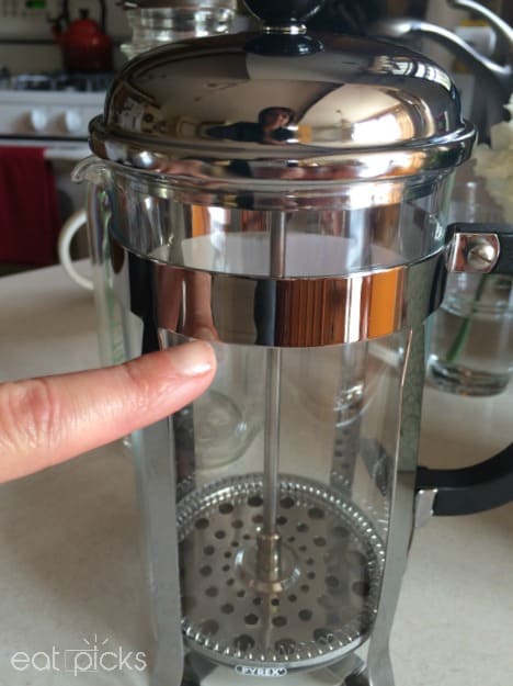 Coffee Press Fill to Band