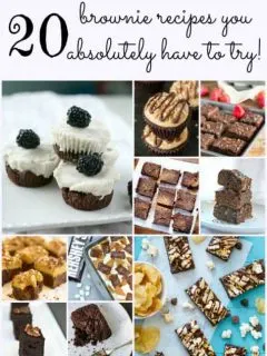 20 brownie recipes round up
