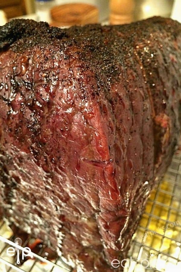 Coffee Rubbed Roast Beef cooked