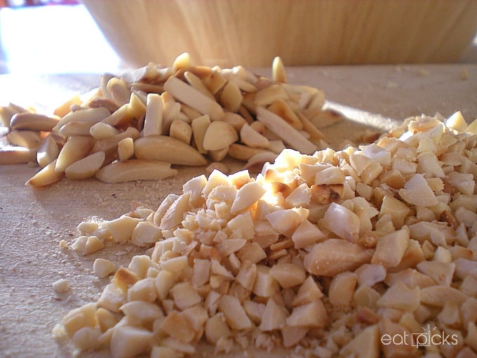 chopped nuts for cujidatta