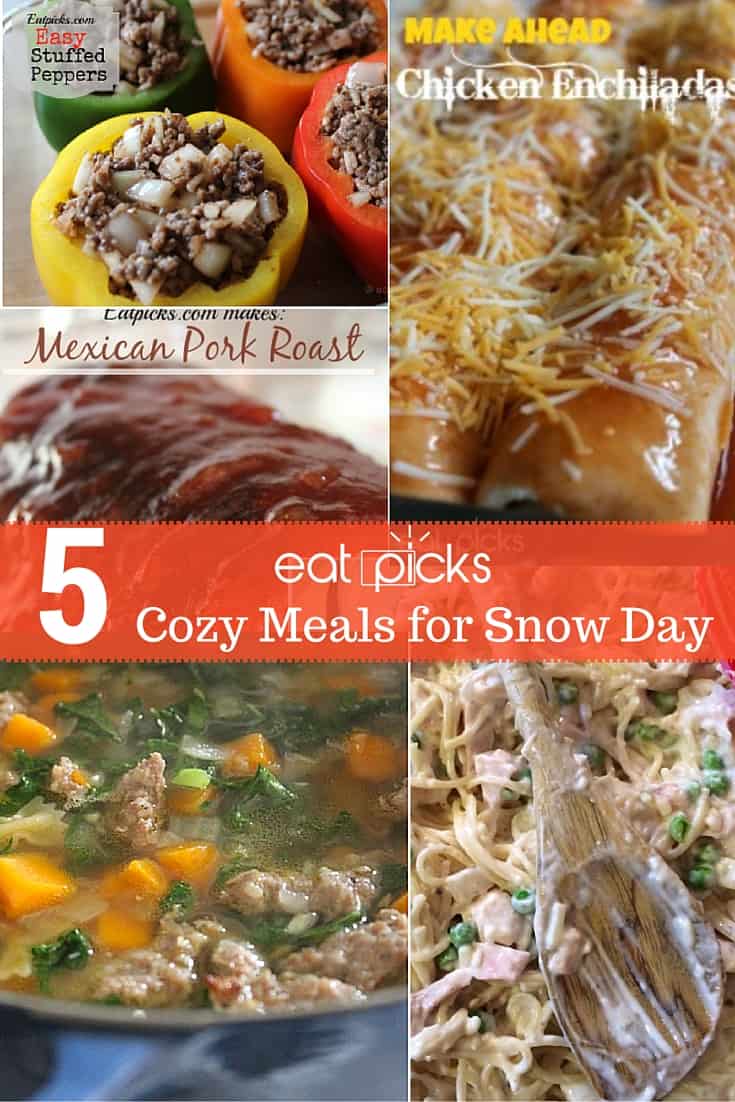 5 Easy Cozy Meals for Snow Day