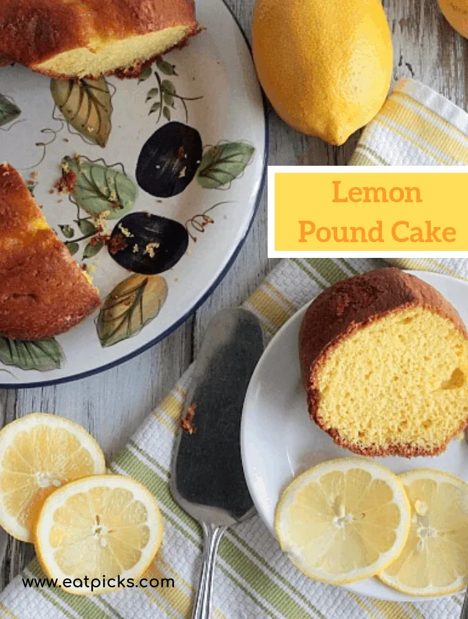 Lemon Pound Cake in Bundt Pan is a desert perfect for Lemon lovers everywhere! #Lemons #lemonbundtcake