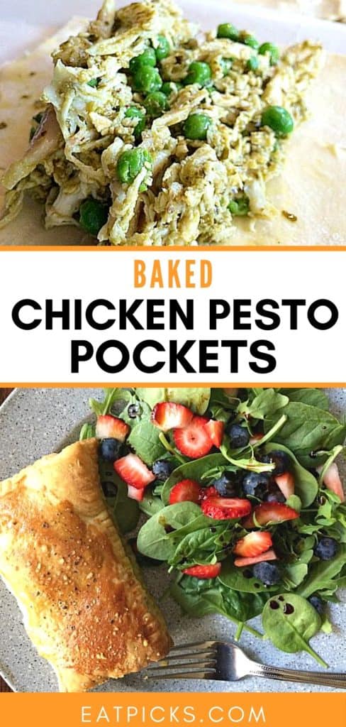 Baked Chicken Pesto Pockets