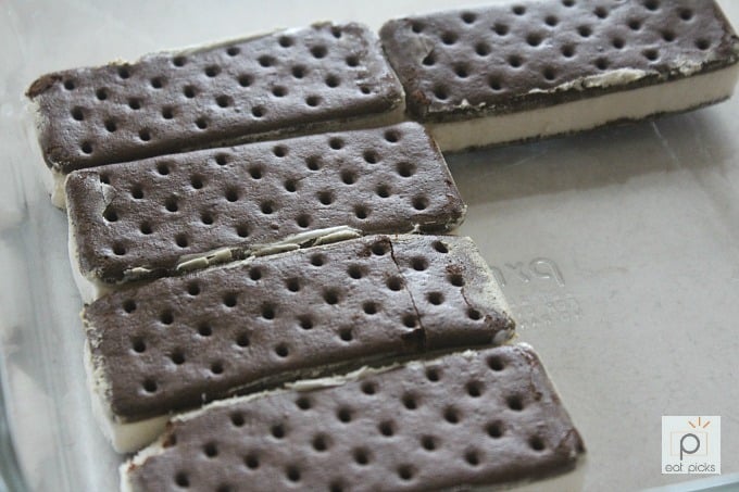 Ice cream sandwiches make a great no-bake dessert for picnics and parties. 