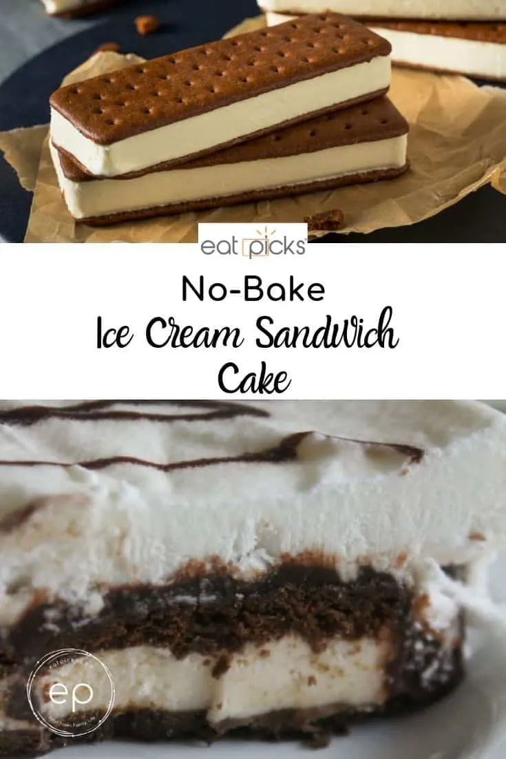 Ice Cream Sandwich Cake is a no-bake dessert recipe that is easy and delicious. Great for potluck table or barbecue.