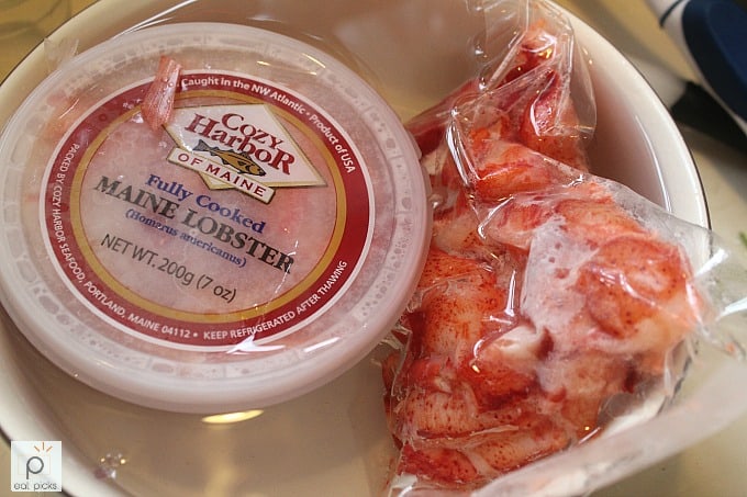 Maine Lobster Meat can also be used for delicious tacos for an easy dinner or meal plan.