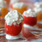 BLT Tomato Bites are a great appetizer recipe to use up summer cherry tomatoes! Full of bacon, this little treat is so good you can't eat just one!