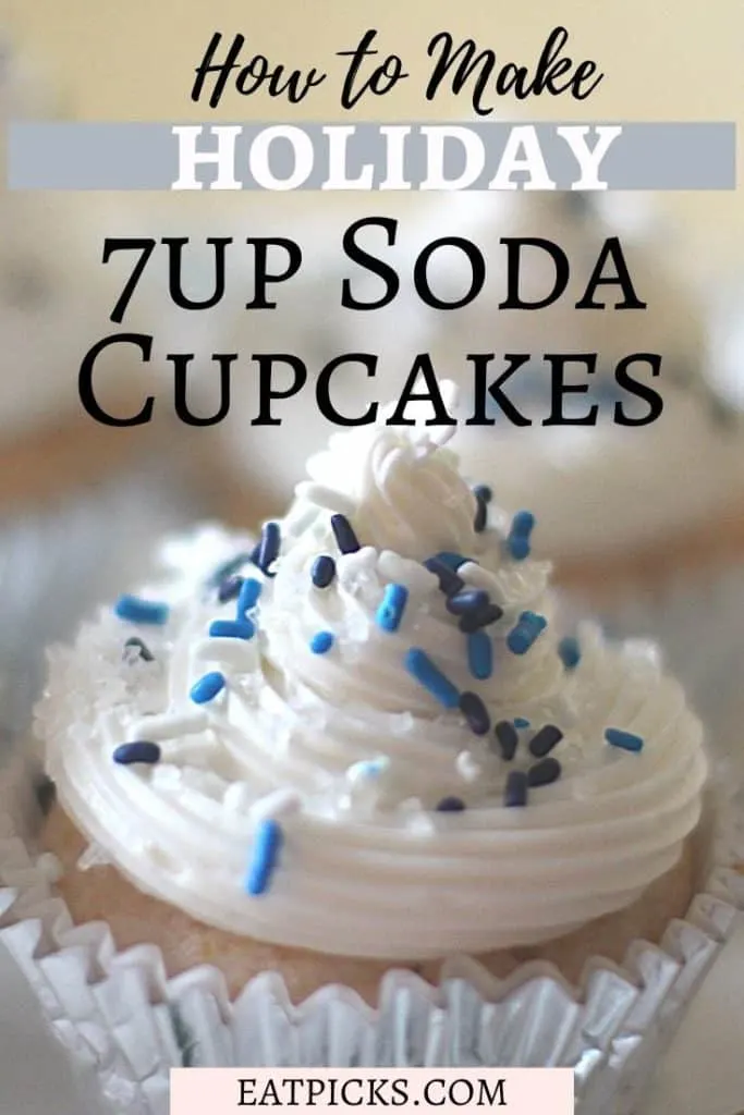 holiday 7UP Soda cupcakes