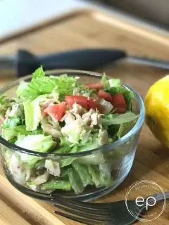 Tuna Salad in bowl