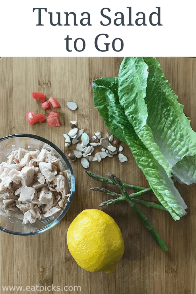 Tuna Salad Recipe to Go is perfect for any meal plan. Great for lunch grab and go meal