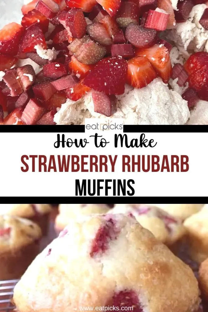 How to Make Strawberry Rhubarb Muffins