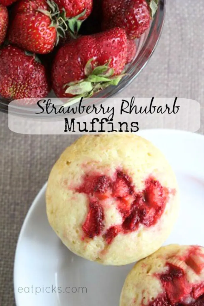 Strawberry Rhubarb muffins