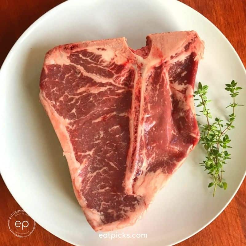 Perfect Porterhouse Steak plate