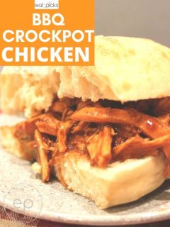 BBQ Crockpot Chicken sandwich