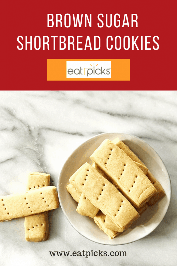 Brown Sugar Shortbread is a delicious holiday cookie to enjoy or give as gifts! #Cookies #holidaycookies #shortbread #housefullcookies