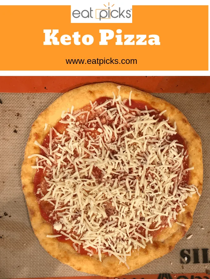Easy Keto Pizza Recipe is perfect for dinner! #keto #pizza