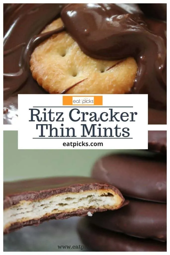 Homemade Ritz Cracker Thin Mints