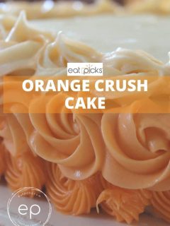 Orange Crush Cake with Ombre Frosting