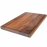 Large Walnut Wood Cutting Board by Virginia Boys Kitchens - 17x11 