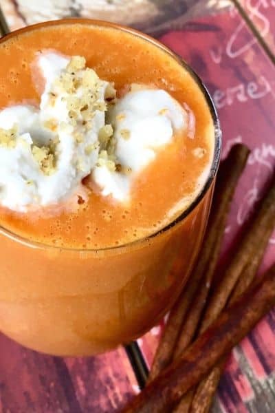 healthy carrot cake smoothie