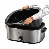 Hamilton Beach 28 lb 22-Quart Roaster Oven with Self-Basting Lid (Stainless Steel)
