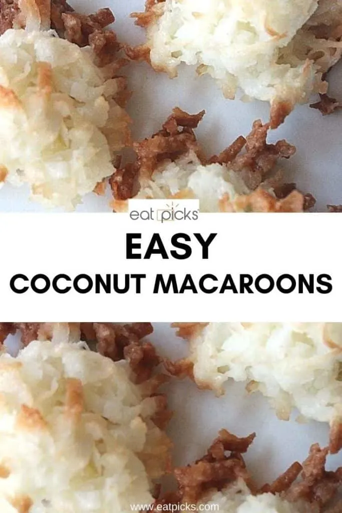 Easy Coconut Macaroons cookies