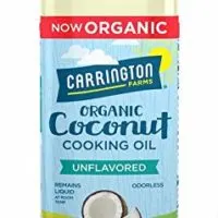Carrington Farms gluten free, hexane free, NON-GMO, free of hydrogenated and trans fats in a BPA free bottle, liquid coconut cooking oil, unflavored, 16oz (ounces)