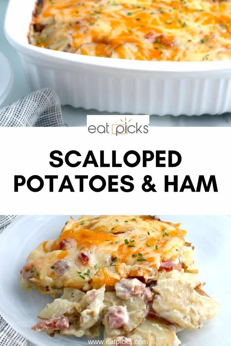 Scalloped potatoes and ham