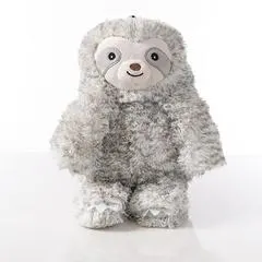Grey Sloth Plush Dog Toy
