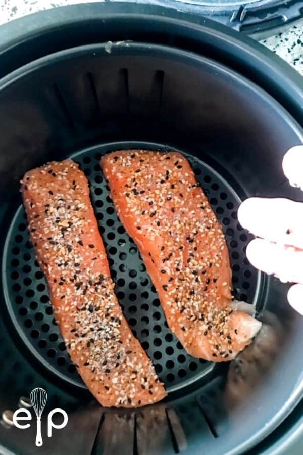 salmon fillets in air fryer 