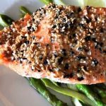 air fryer salmon everything bagel seasoning