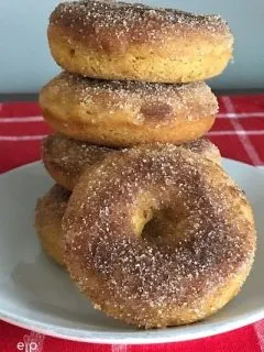 baked pumpkin donuts