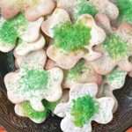Shamrock St Patricks Day Sugar Cookies