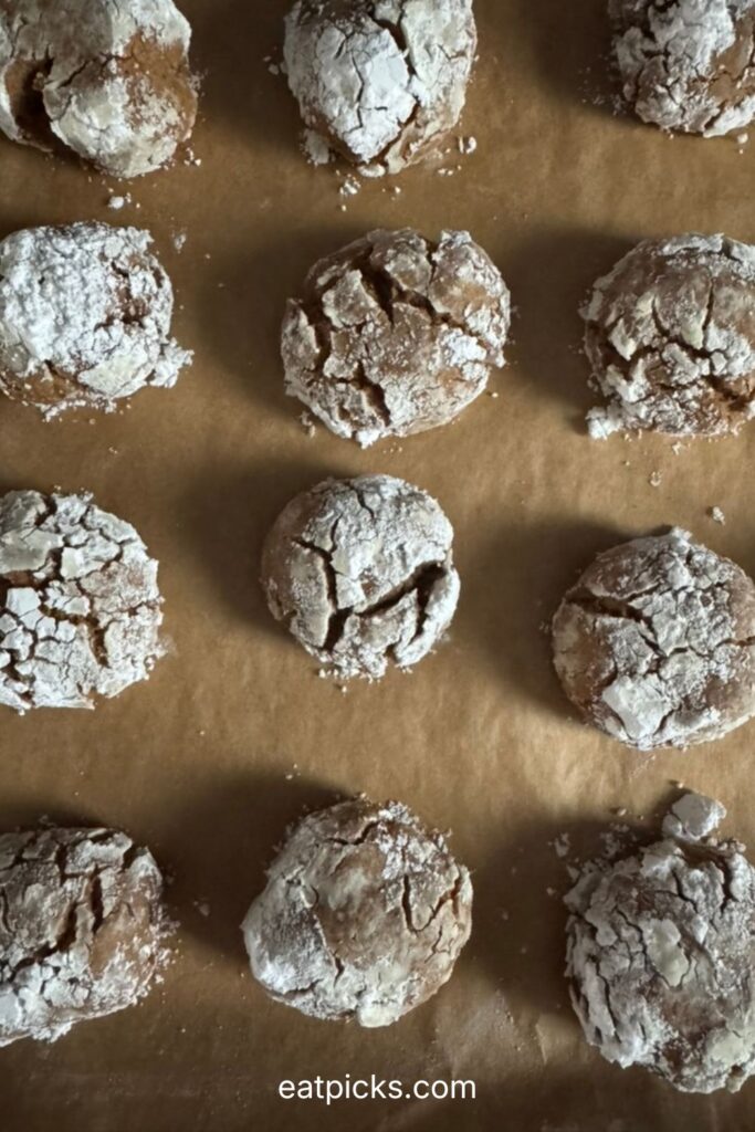 baked ginger cookies