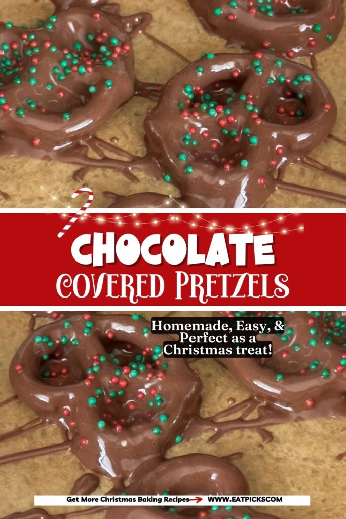 Holiday Chocolate Covered pretzels